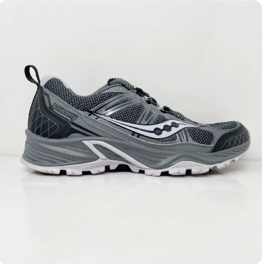 Saucony Trail Running Shoes Escape TR4 S15423-5 Gray Hiking Womens Sz 7.5